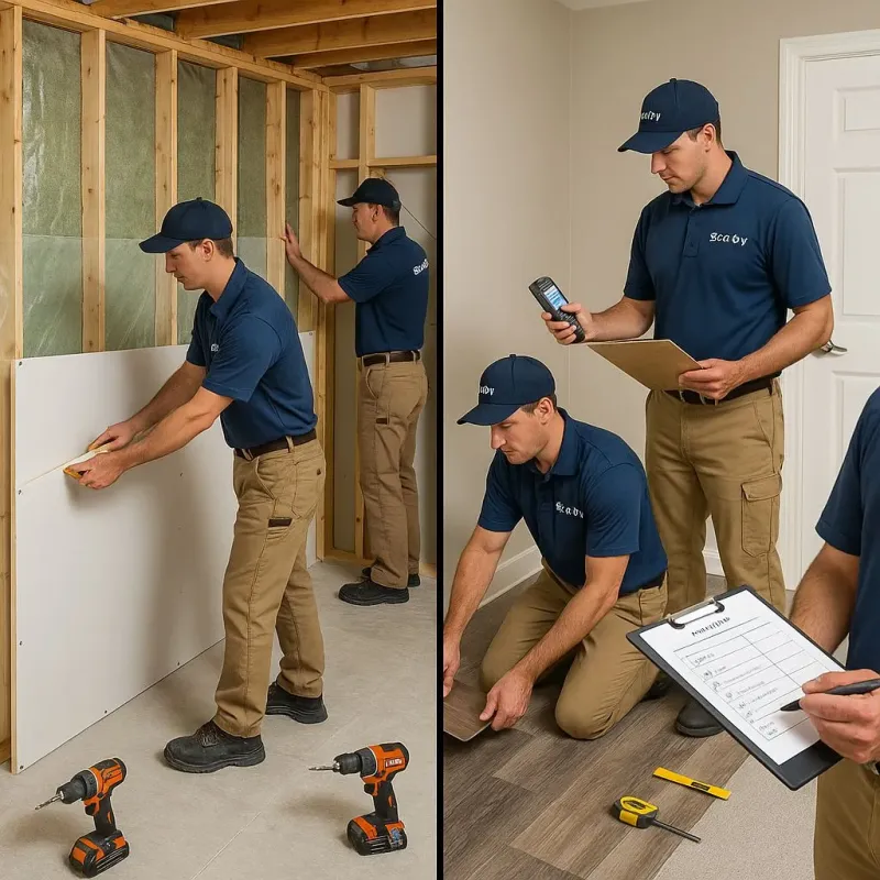 Repairs and Reconstruction process in Fairbank, IA